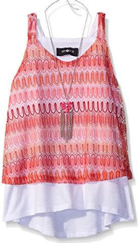 Amy Byer Big Girls' Lace Tank