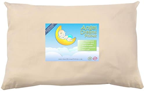 Angel Dreams Organic Cotton Toddler Pillow - 13x18