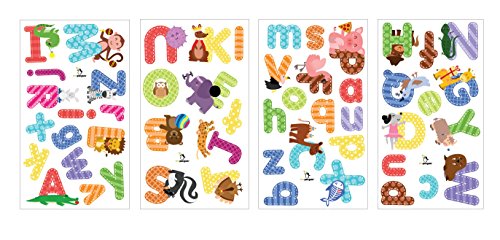Animal Alphabet Wall Decals - Baby and Toddler Wall Decor - Fun abc Wall Stickers for Nursery and Kids Rooms - Image 7
