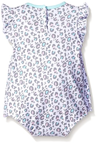 BON BEBE Baby Girls' Flutter Sleeve Sundress with Built-In Diaper Cover - Image 3