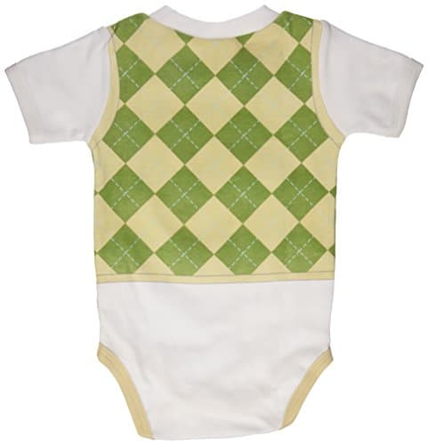 Baby Aspen Three Piece Layette Set in Golf Cart Package, Green/White, 0-6 Mos. - Image 4