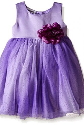 Blueberi Boulevard Baby Girls' Glitter Special Occasion Dress
