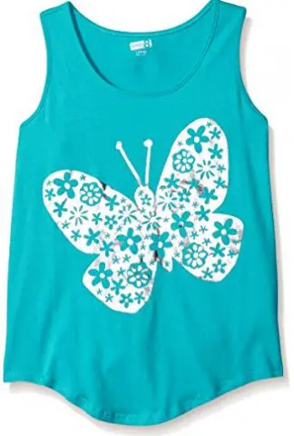 Crazy 8 Girls' Butterfly Tank