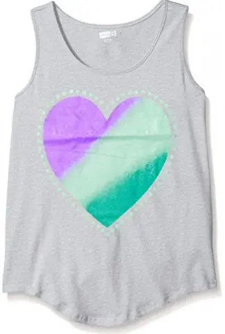 Crazy 8 Girls' Heart Tank