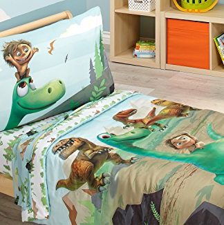 Disney Prehistoric Footprints 4 Piece Toddler Bed Set, The Good Dinosaur