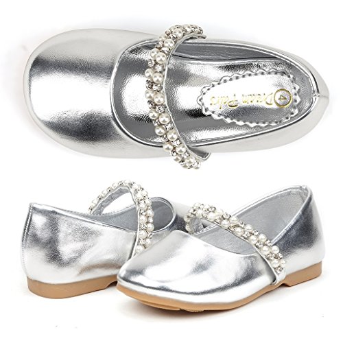 Dream Pairs SERENA-100 Mary Jane Casual Slip On Ballerina Flat Toddler New - Image 4