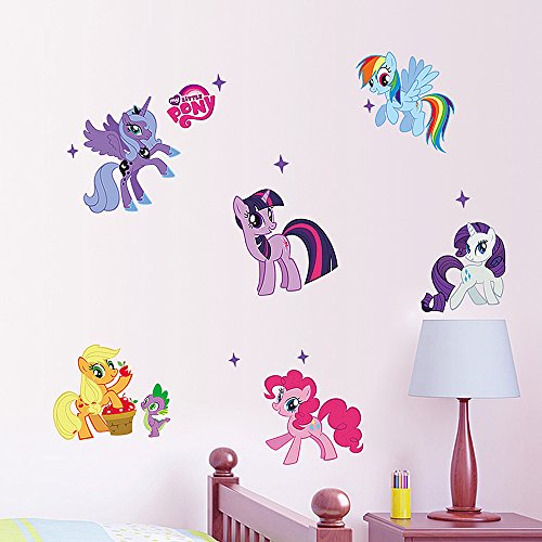 FACILLA® My Little Pony Kids Room Art PVC Quote Wall Stickers Wall Decals Mural Wallpaper - Image 3