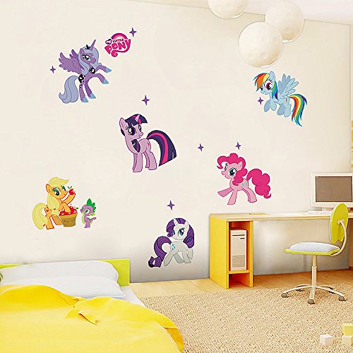 FACILLA® My Little Pony Kids Room Art PVC Quote Wall Stickers Wall Decals Mural Wallpaper - Image 4