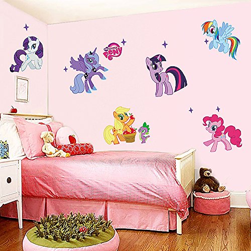 FACILLA® My Little Pony Kids Room Art PVC Quote Wall Stickers Wall Decals Mural Wallpaper - Image 6