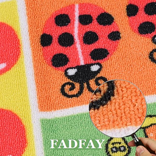 FADFAY Home Textile,Fashion Hopscotch Kids Carpet Bedroom,Sweet Pink Rug,Designer Figure Children's Rugs - Image 4