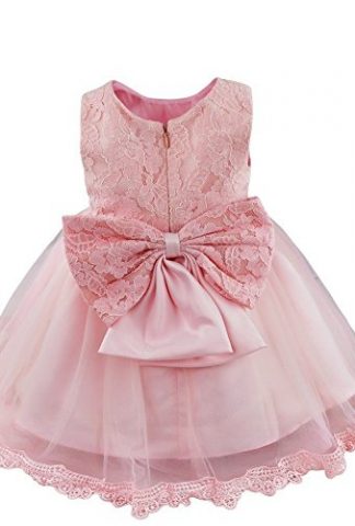 FEESHOW Baby Girl Lace Flower Princess Wedding Party Pageant Birthday Tutu Dress