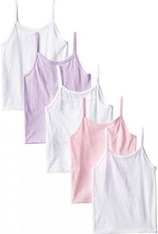 Hanes Girls' 5-Pack Camis - Colors May Vary