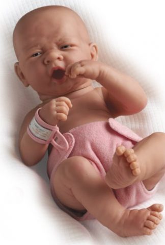 La Newborn Boutique - Realistic 14" Anatomically Correct Real Boy Baby Doll – All Vinyl “First Tear” Designed by Berenguer – Made in Spain