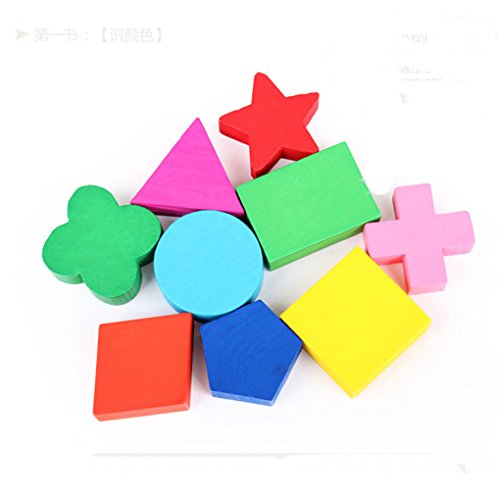 Little star Baby Wooden Learning Geometry Educational Toy Puzzle - Image 4