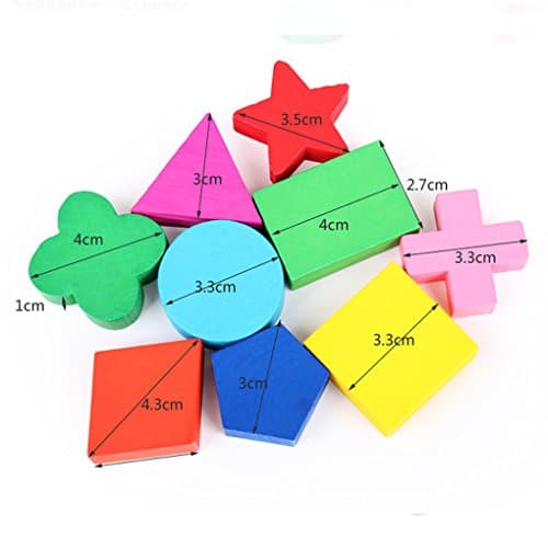Little star Baby Wooden Learning Geometry Educational Toy Puzzle - Image 6