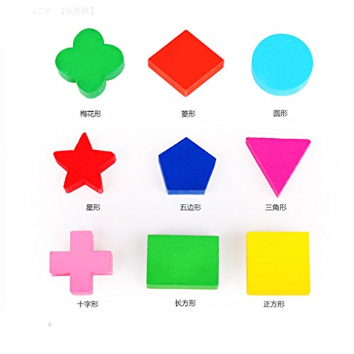 Little star Baby Wooden Learning Geometry Educational Toy Puzzle - Image 7