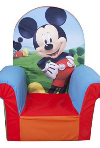 Marshmallow Furniture, Children's Foam High Back Chair, Disney Mickey Mouse Clubhouse, by Spin Master
