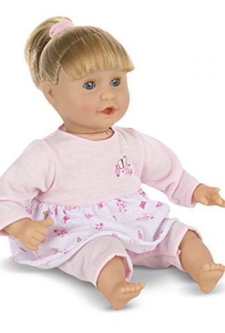 Melissa & Doug Mine to Love Natalie 12-Inch Soft Body Baby Doll With Hair and Outfit