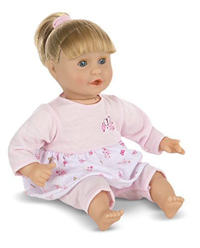 Melissa & Doug Mine to Love Natalie 12-Inch Soft Body Baby Doll With Hair and Outfit