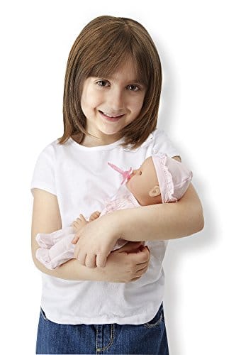 Melissa & Doug Mine to Love Jenna 12-Inch Soft Body Baby Doll With Romper and Hat - Image 5