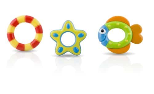 Nuby Octopus Hoopla Bathtime Fun Toys, Purple - Image 5