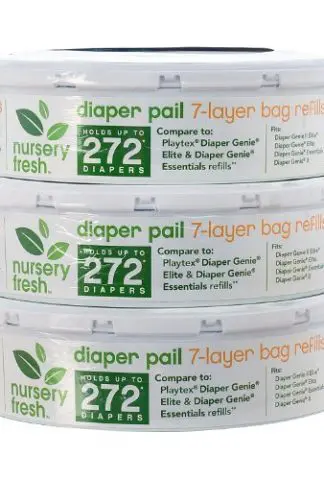 Nursery Fresh Refill for Diaper Genie 3 Pack, 816 Count