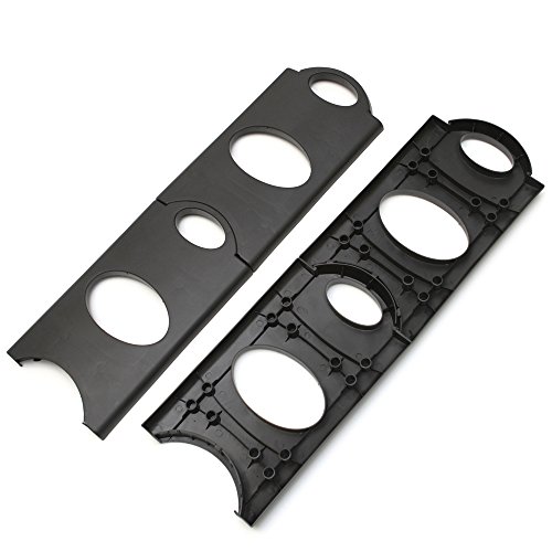 OxGord 50-Pair Shoe Rack Storage Organizer, 10-Tier Portable Wardrobe Closet Bench Tower Stackable, Adjustable Shelf - Strong & Sturdy Space Saver Wont Weaken or Collapse - Black - Image 6