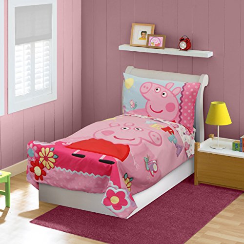 Peppa Pig Adoreable Toddler Bed Set, Pink