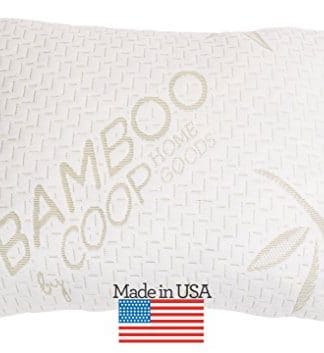 Coop Home Goods Shredded Memory Foam Toddler Pillow 14x19 Adjustable Hypoallergenic & Breathable Little Pillow-Made in the USA