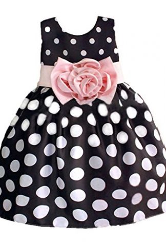 Hotone Baby Girls' Polka Dot Flower Fancy Dress