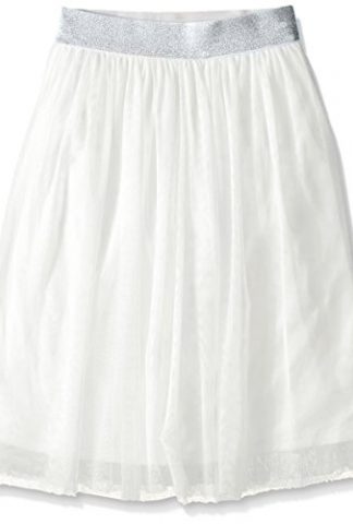 Speechless Girls' Skirt Mid Calf Shirred Wst With Elas Band