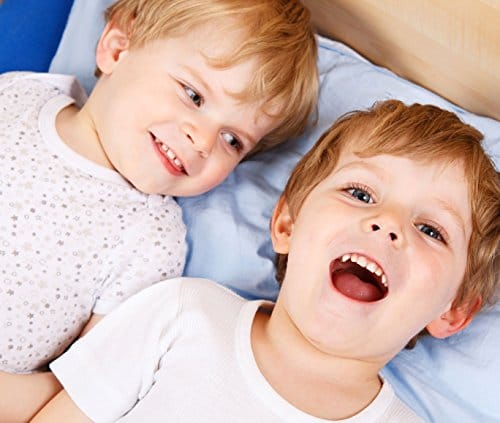 TODDLER PILLOW (13x18) in White & Prints - No Pillowcase Needed - Hypoallergenic - Machine Washable - Double Stitched - Made in Virginia - Sold ONLY by A Little Pillow Company (White) - Image 8