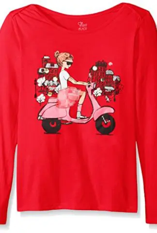 The Children's Place Big Girls' Long Sleeve Top