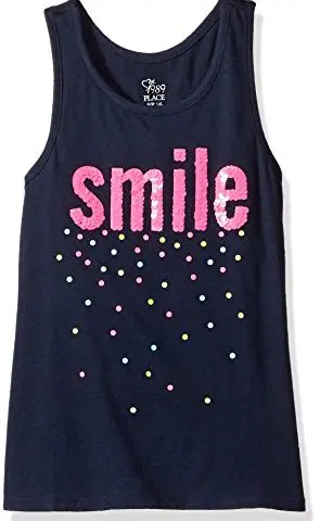 The Children's Place Girls' Bow Back Tank Top