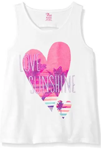 The Children's Place Girls' Keyhole Tank