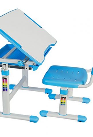 VIVO Height Adjustable Childrens Desk & Chair Kids Interactive Work Station (Multiple Colors)