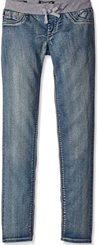 Vigoss Girls'  Knit Waist Skinny Denim Jean