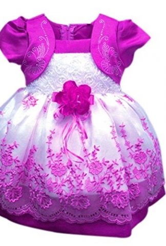 Weixinbuy Kid Baby Girl Tulle Puff Sleeve Party Princess Tutu Dress