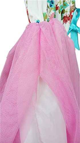 Zhuannian Baby Girls Flower Sleeveless Dresses - Image 9