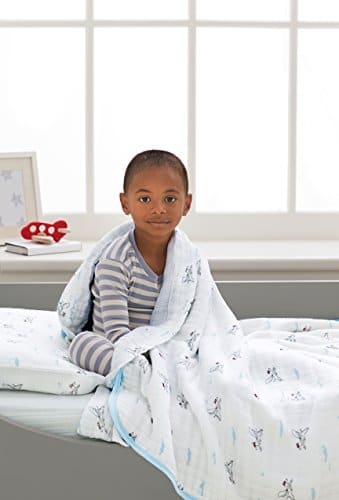 aden + anais Classic Toddler Bed in a Bag - Liam the Brave Kids Bedding Sets: Toddler Bedding, Toddler Pillow, Cotton Blanket - Image 4