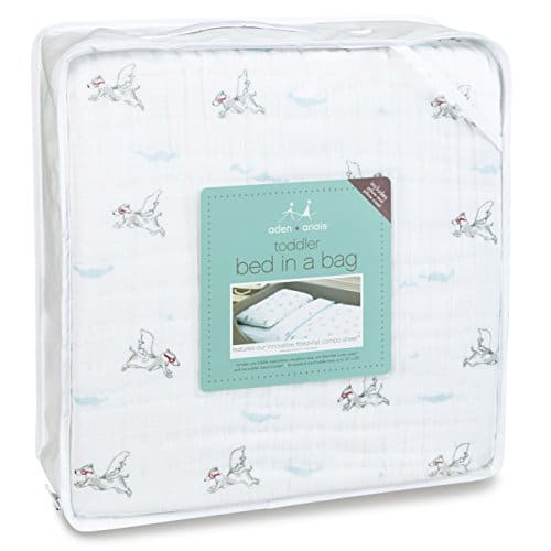 aden + anais Classic Toddler Bed in a Bag - Liam the Brave Kids Bedding Sets: Toddler Bedding, Toddler Pillow, Cotton Blanket - Image 5